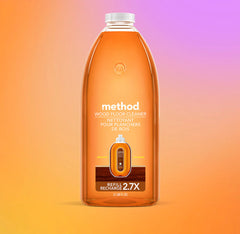 squirt + mop hardwood floor cleaner refill - almond, 68 fl oz