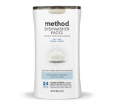 dishwasher packs - free + clear, 54 ct