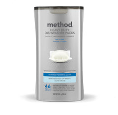 heavy duty dishwasher packs - free + clear, 46 ct