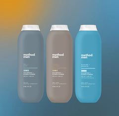 method men 2-in-1 shampoo + conditioner variety trio, 42 oz