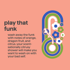 body wash - play that funk, 18 fl oz