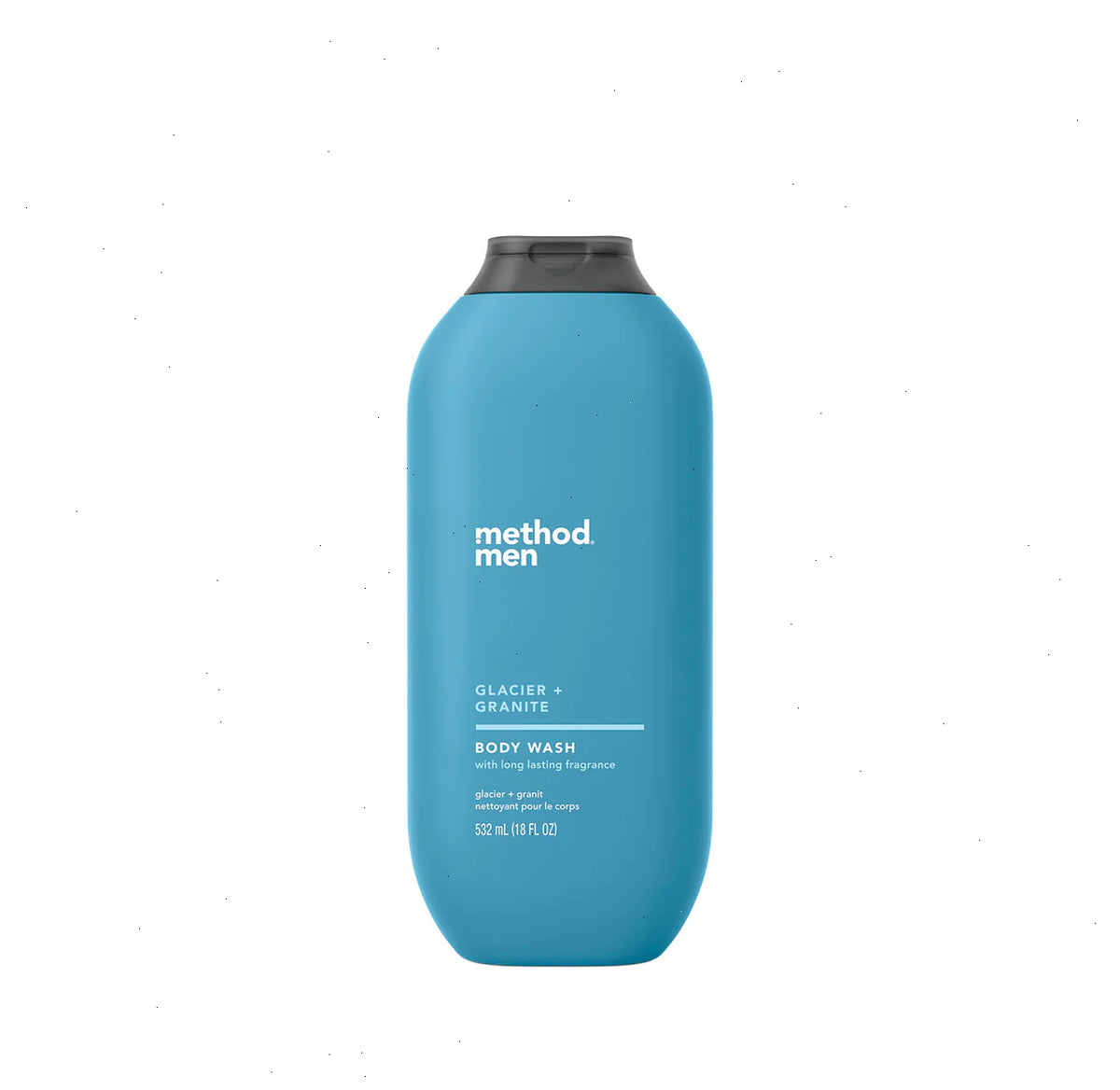 body wash - glacier + granite, 18 fl oz