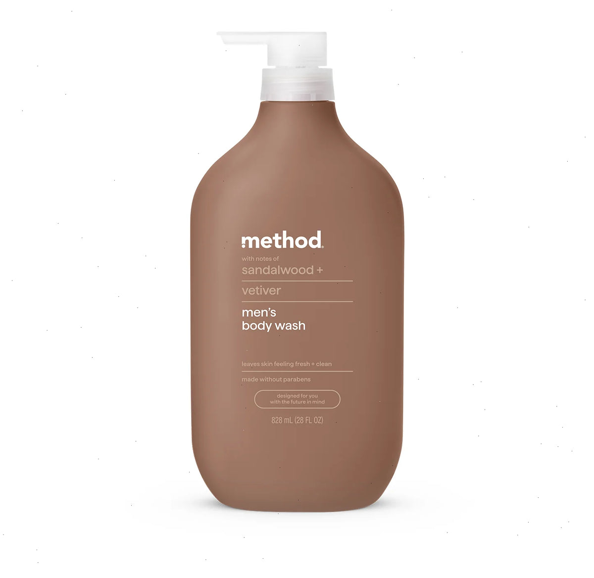 body wash - sandalwood + vetiver, 28 fl oz
