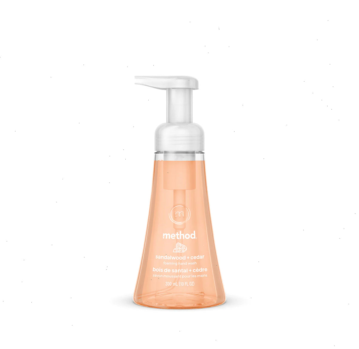 foaming hand wash - sandalwood + cedar, 10 fl oz