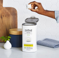 dishwasher packs - lemon mint, 54 ct